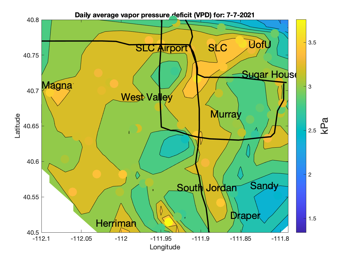 Vapor pressure deficit